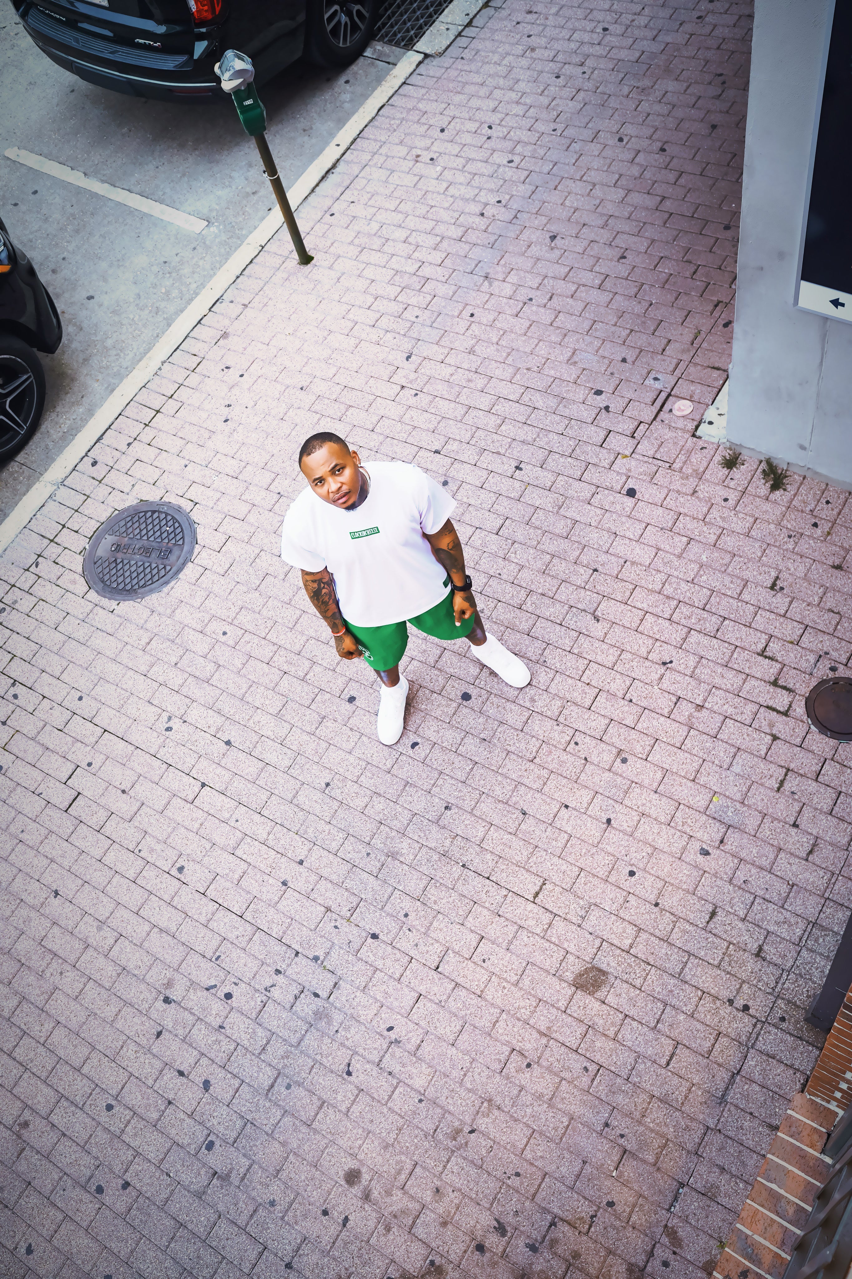 DOUBLE C’s SET WHT/GREEN