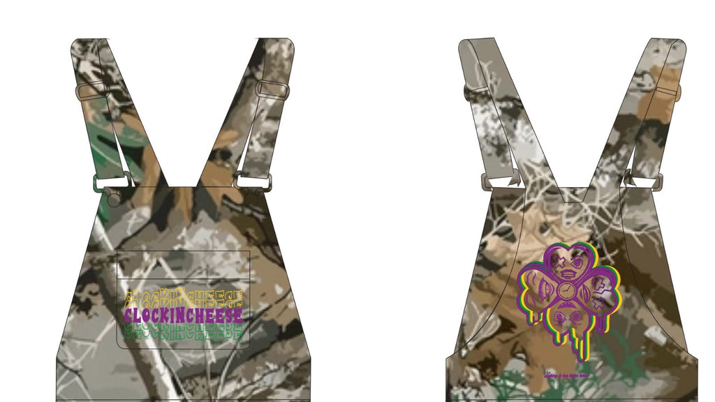 CCFE Overall TODDLERS HUNTER CAMO (MARDI GRAS)