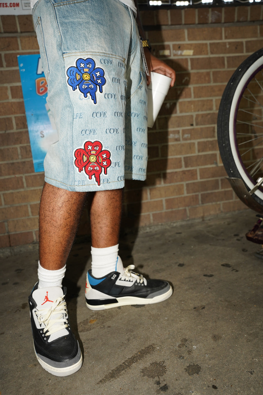 CC PATCHWORK JORTS