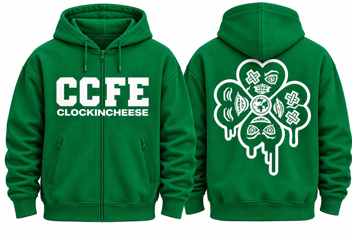 CCFE ZIP UP KELLY GREEN