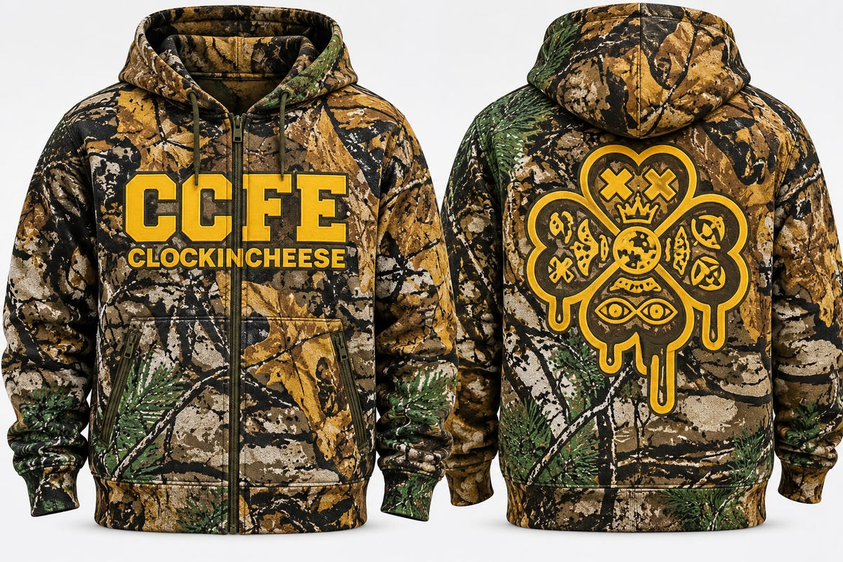 CCFE ZIP UP HUNTER CAMO/YELLOW