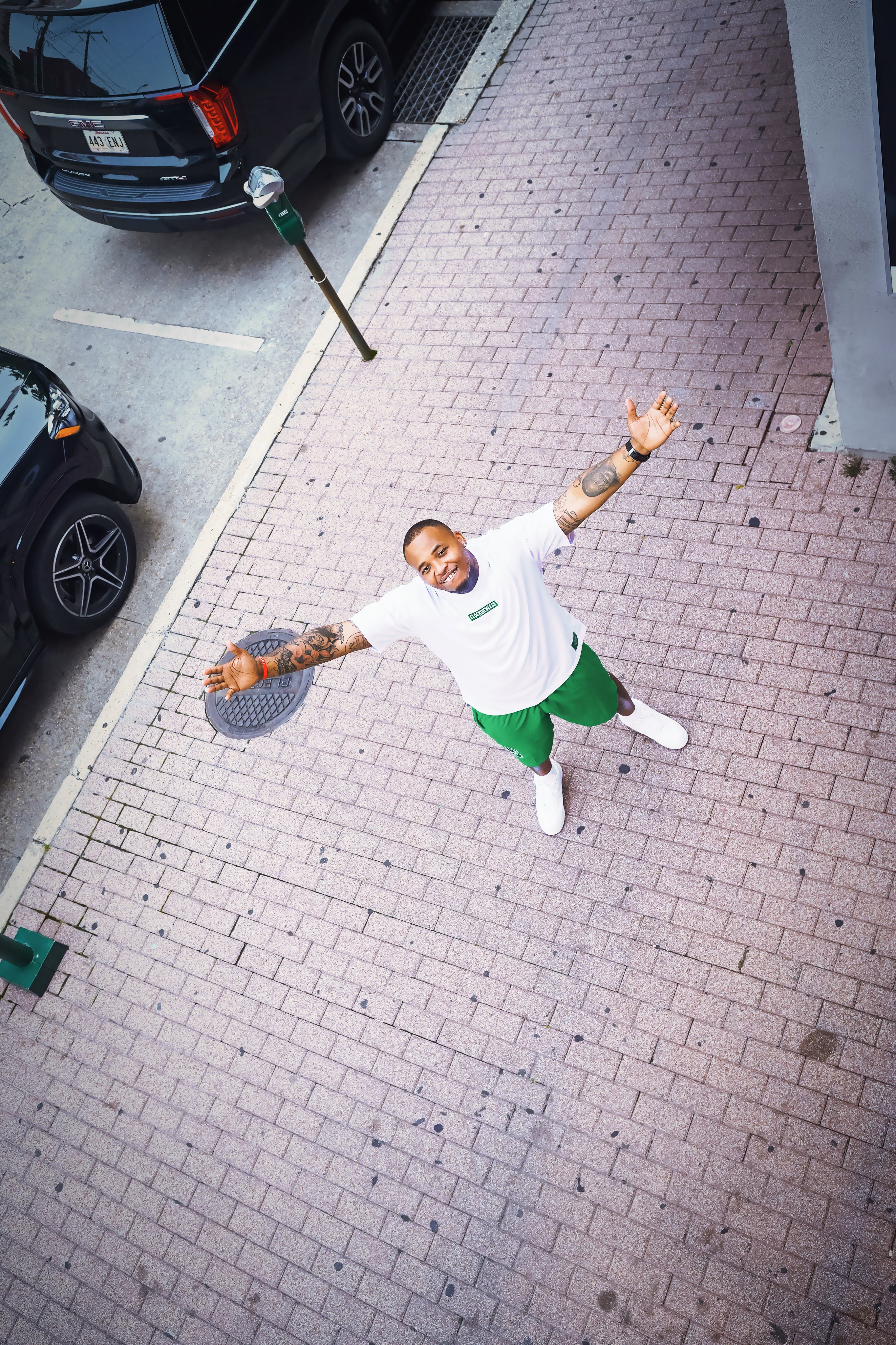 DOUBLE C’s SET WHT/GREEN