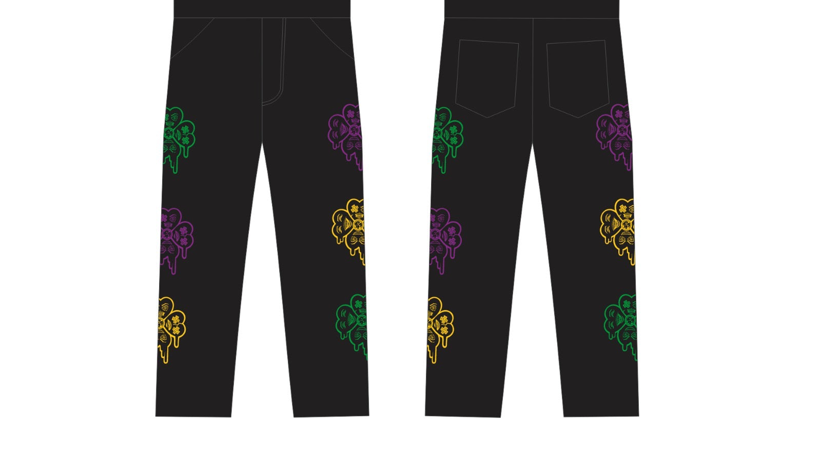 CCFE OVERAL (MARDI GRAS) BLACK