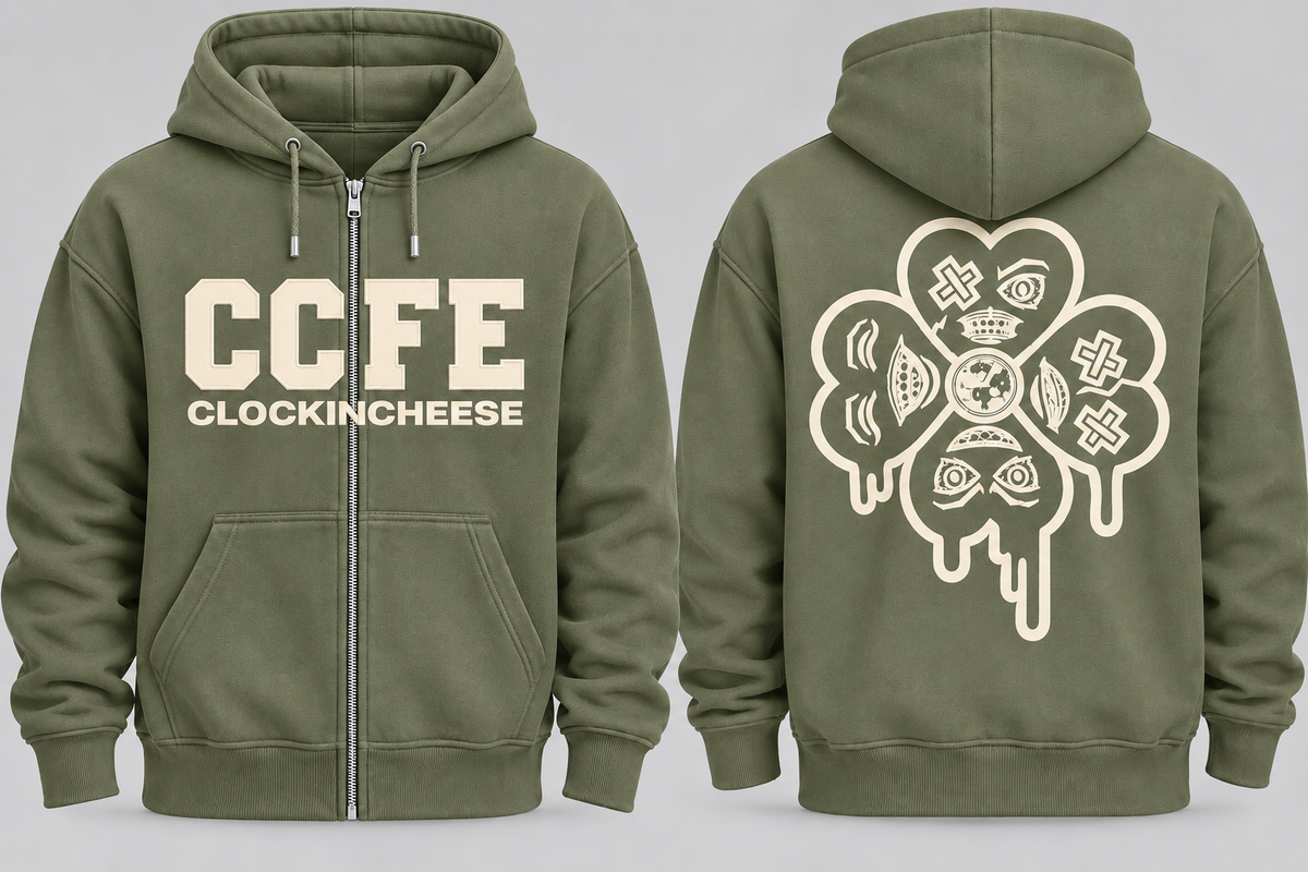 OLIVE/CREAM CCFE ZIP