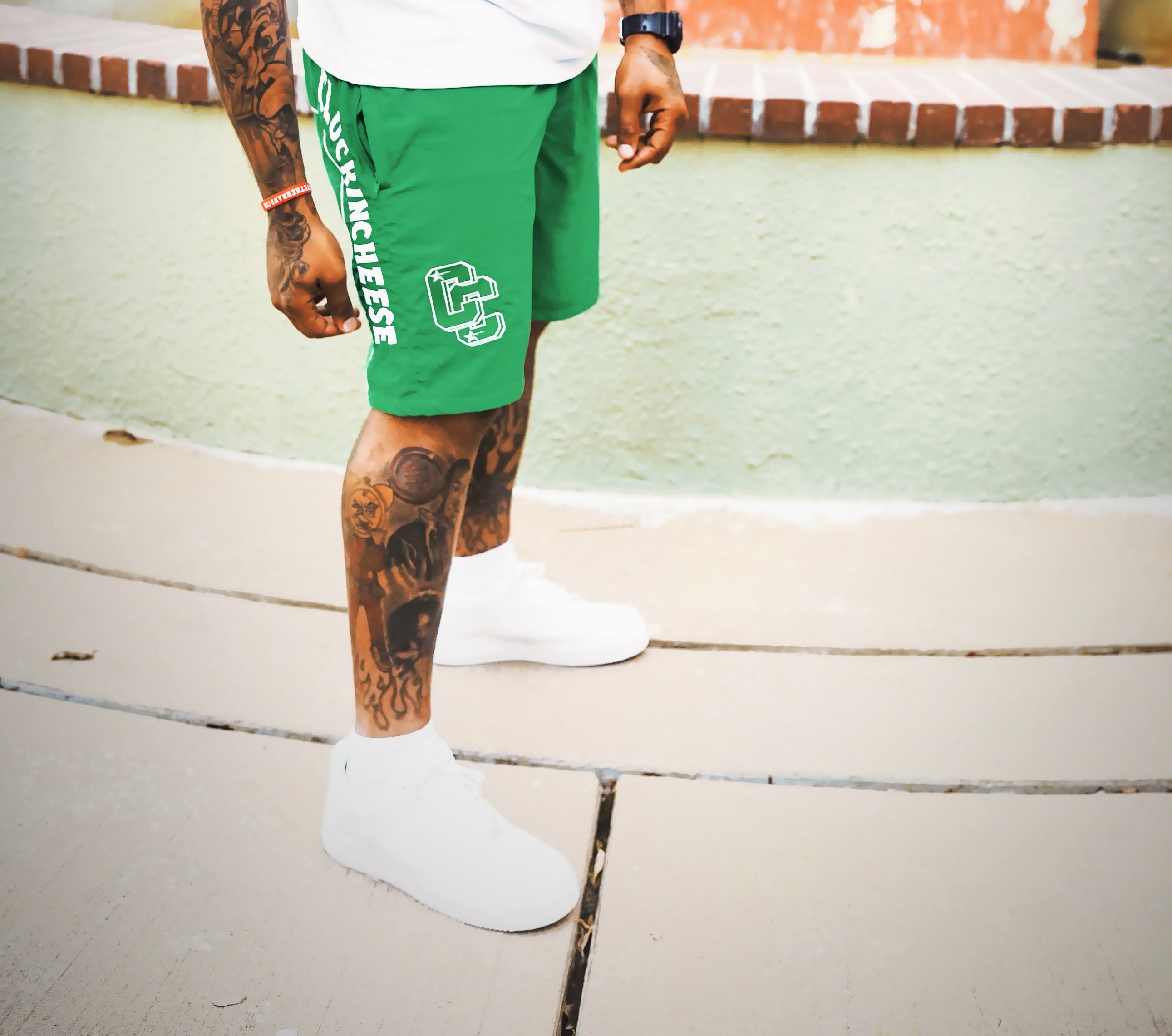 DOUBLE C’s SET WHT/GREEN