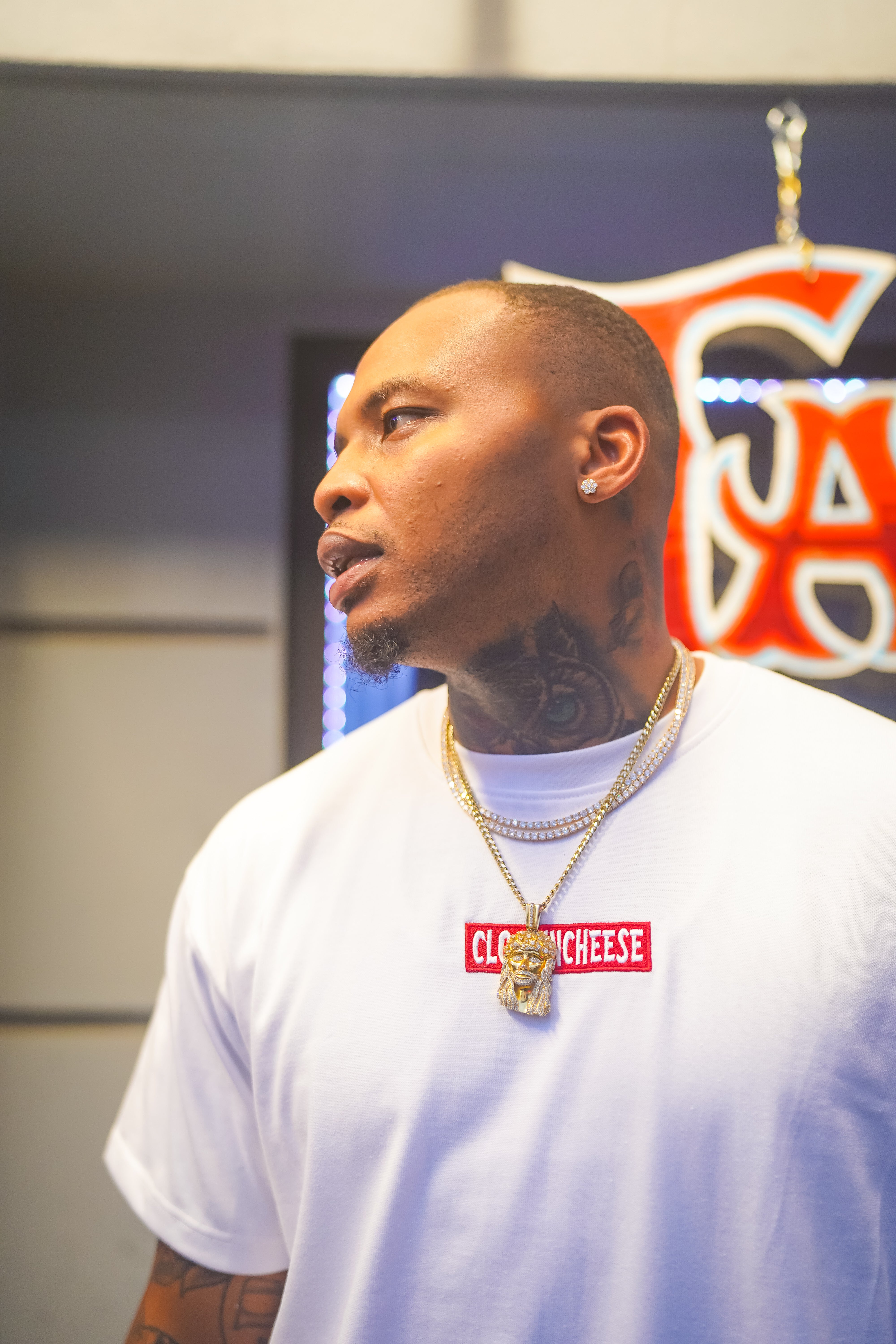 DOUBLE C’s SET WHT/RED