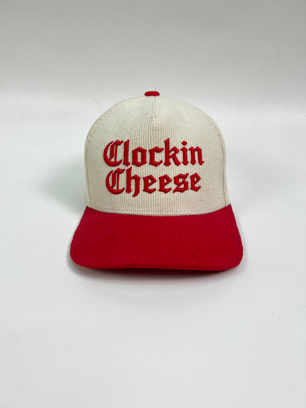 CREAM/RED SNAP BACK