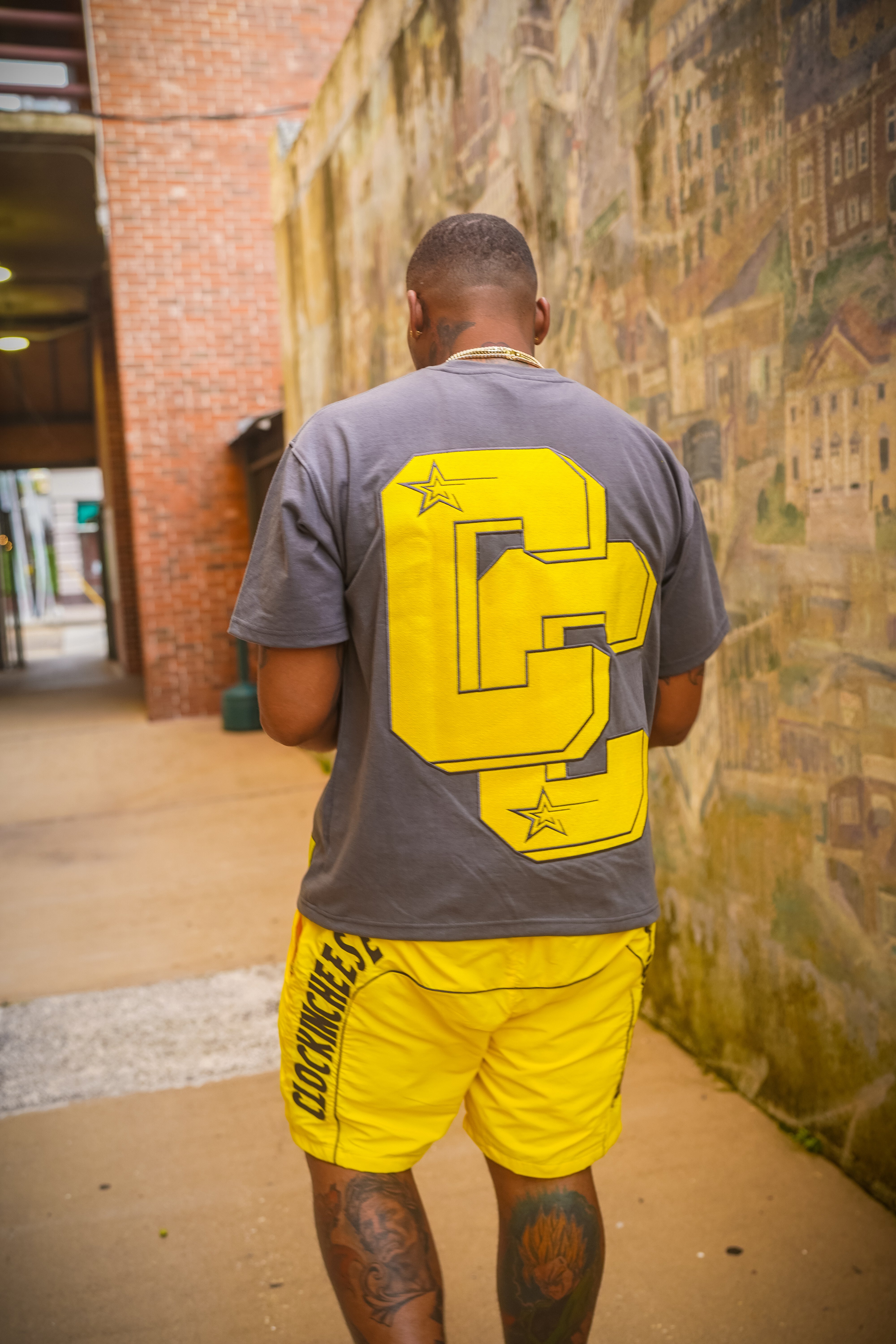 DOUBLE C’ SET GRY/YELLOW