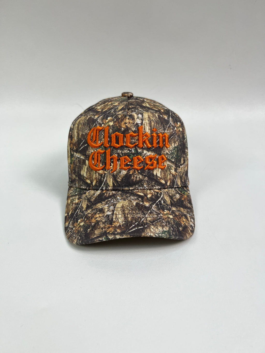 CAMO/ ORANGE SNAPBACK