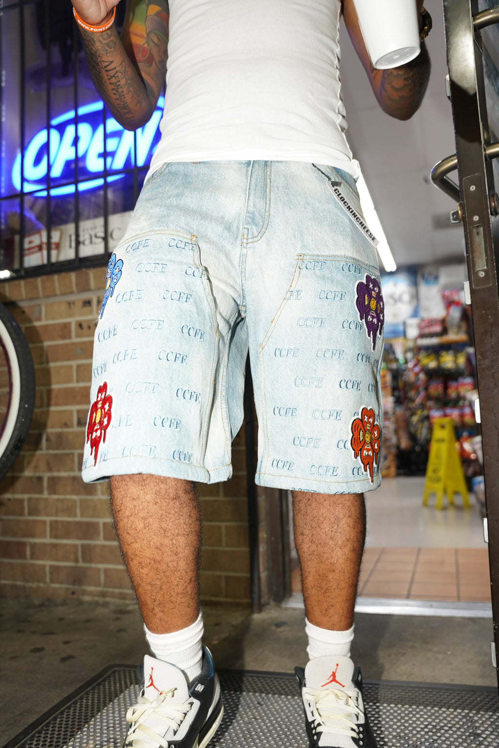 CC PATCHWORK JORTS