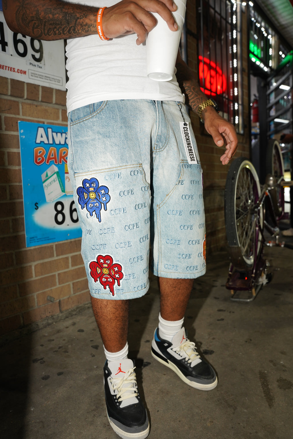 CC PATCHWORK JORTS
