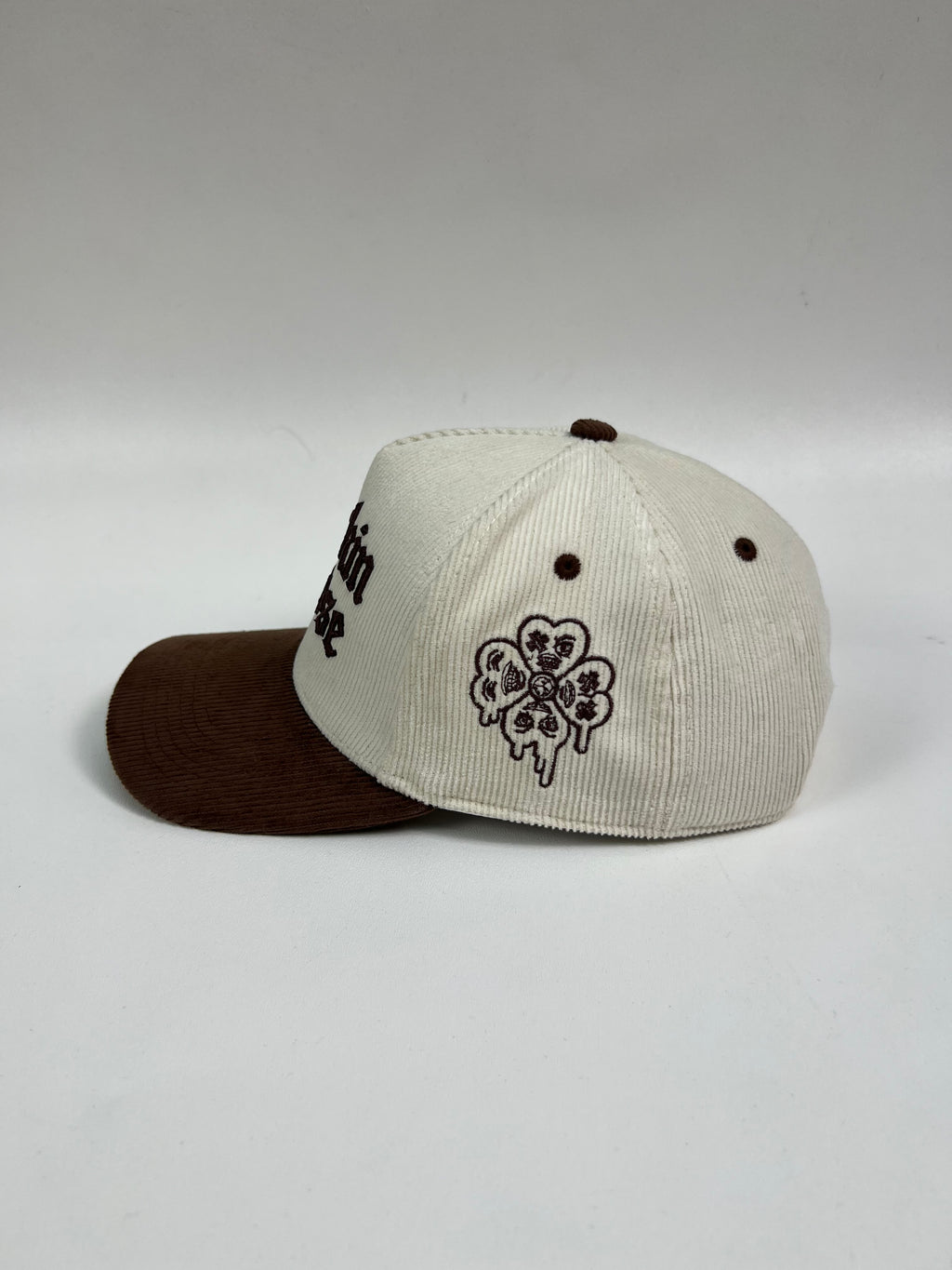 CREAM/BROWN CC SNAPBACK
