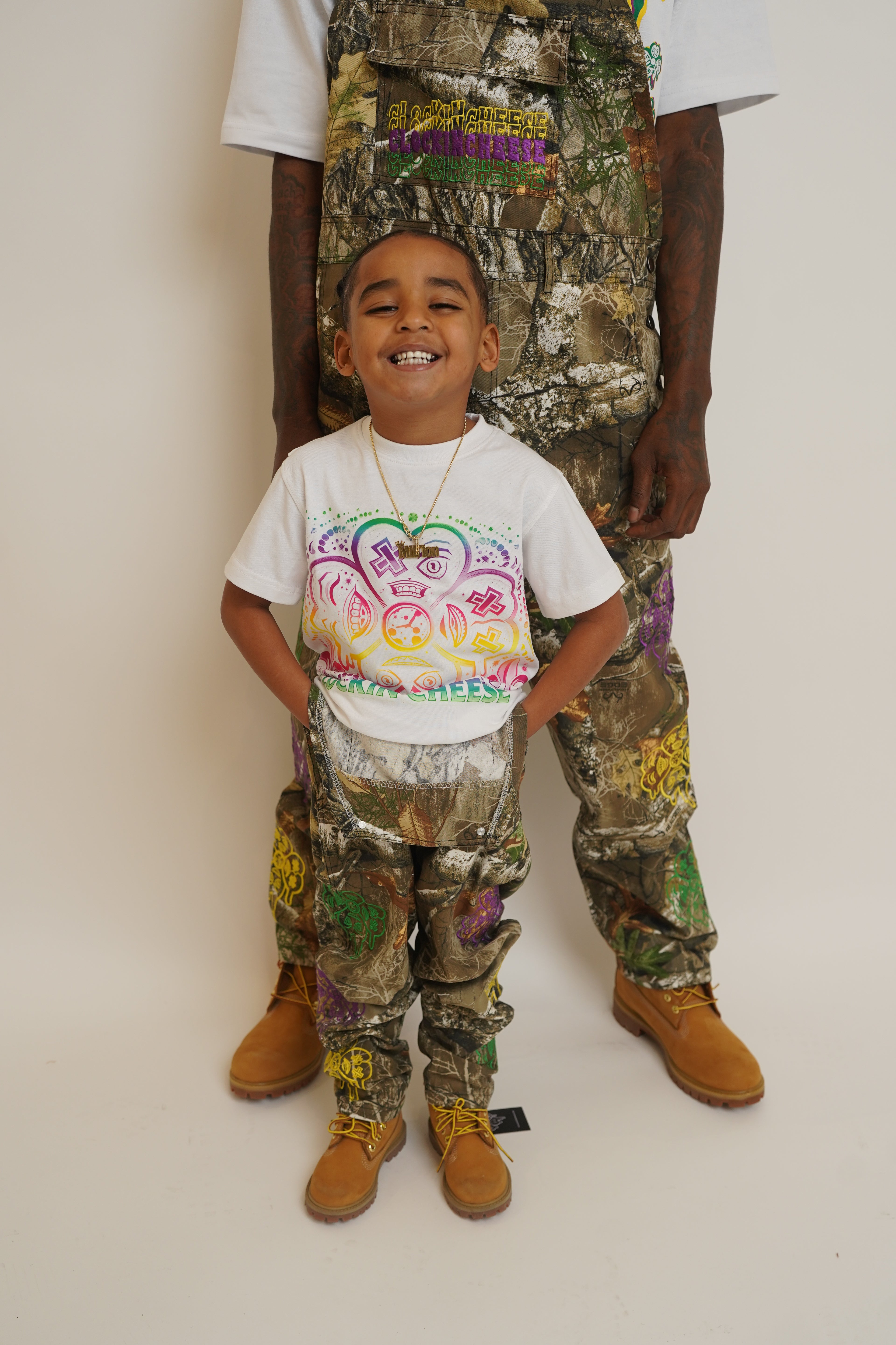 CCFE Overall KIDS HUNTER CAMO (MARDI GRAS)