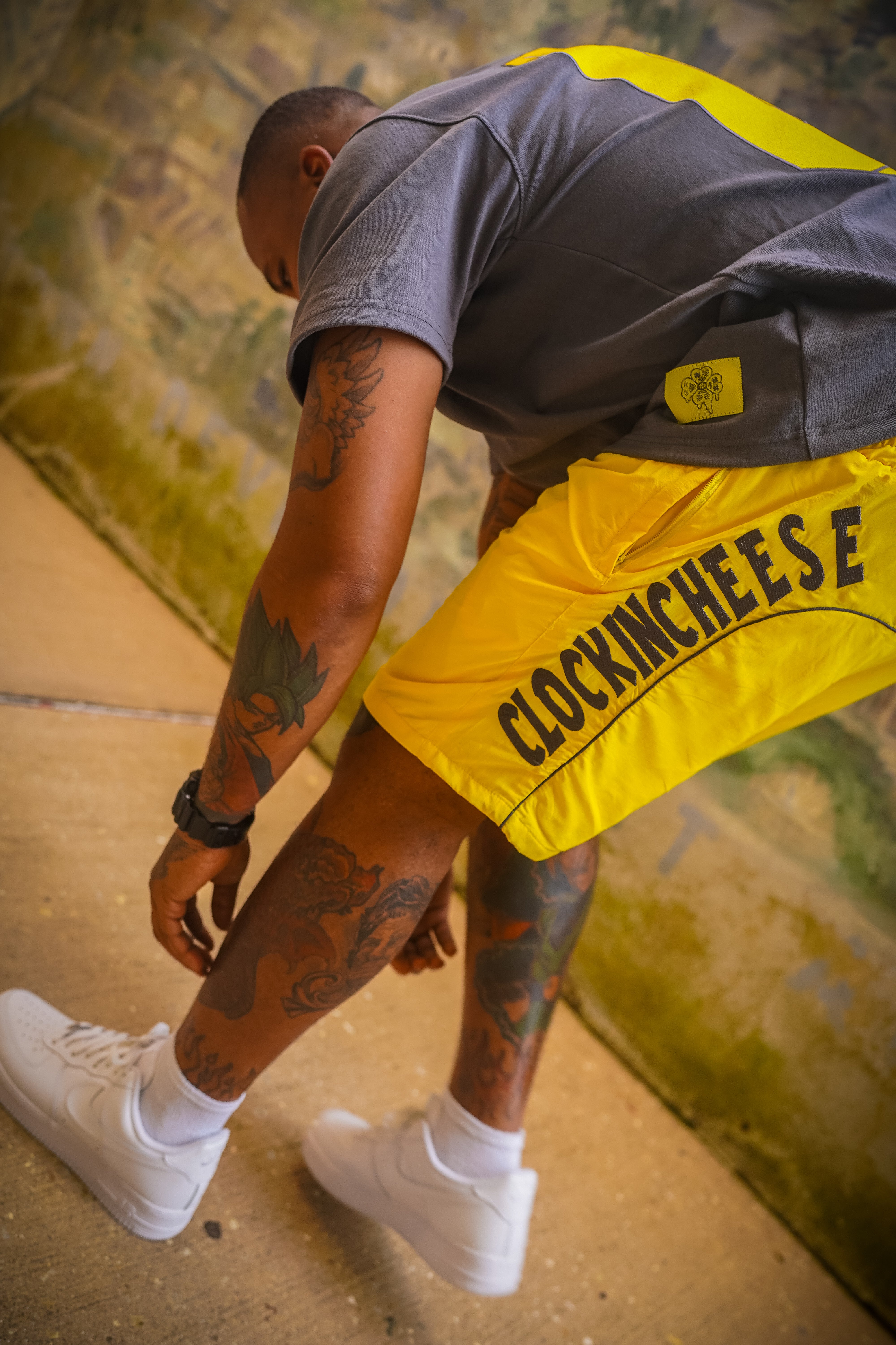 DOUBLE C’ SET GRY/YELLOW