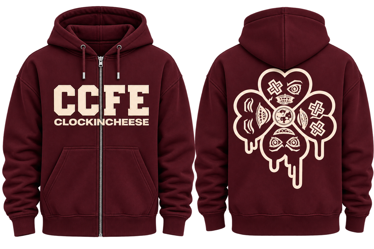 BUR/CREAM CCFE ZIP UP